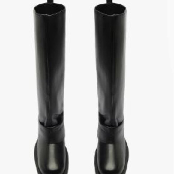 SCHUTZ Black Combat & Moto Boots - Picture 5 of 5